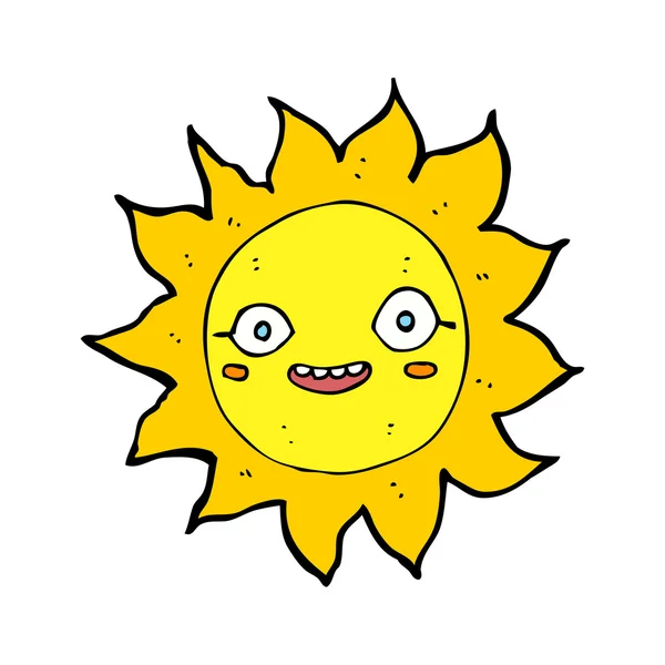 Smiling sun — Stock Vector