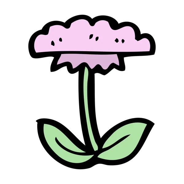 Tecknad blomma — Stock vektor