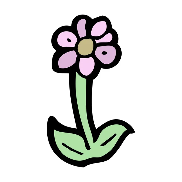 Flor de dibujos animados — Vector de stock