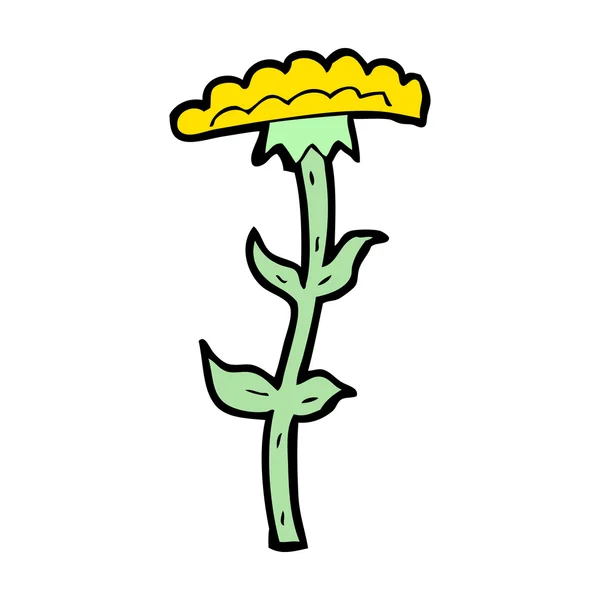 Flor de dibujos animados — Vector de stock