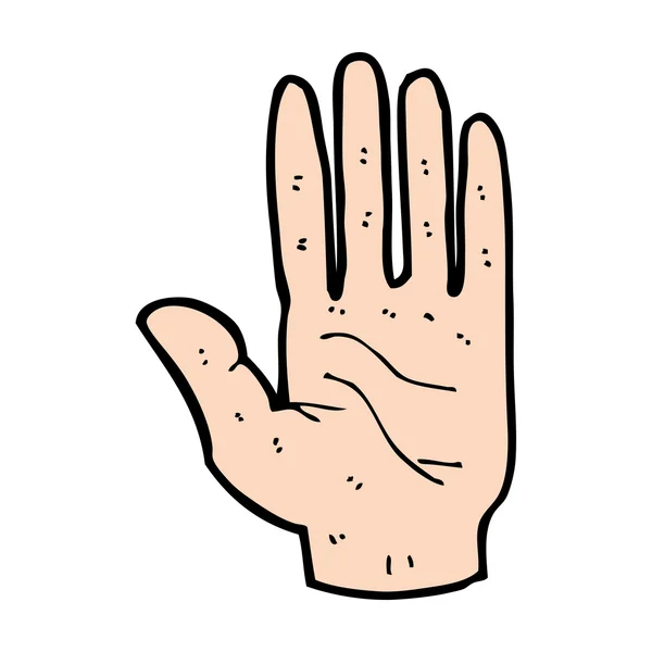 Mano de dibujos animados — Vector de stock