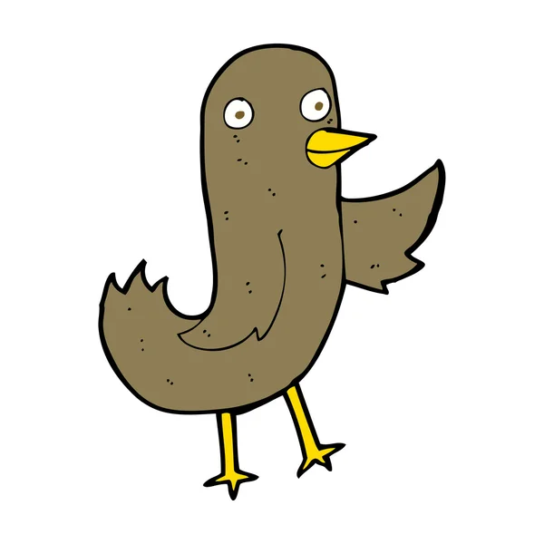 Oiseau de dessin animé — Image vectorielle