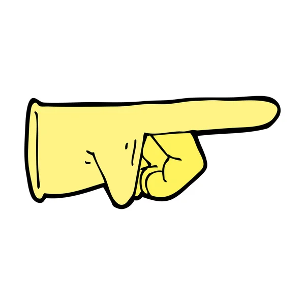 Cartoon hand — Stockvector