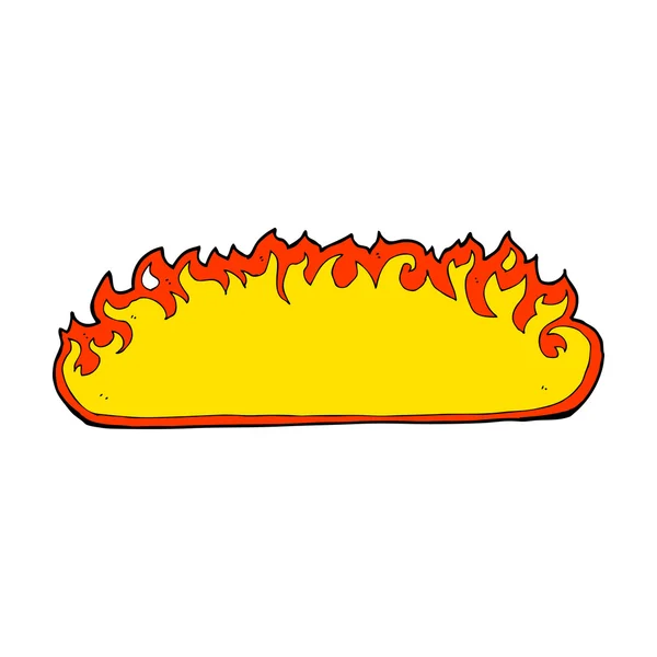 Cartoon flame — Stock Vector