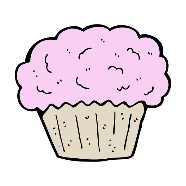 Cupcake cartone animato — Vettoriale Stock