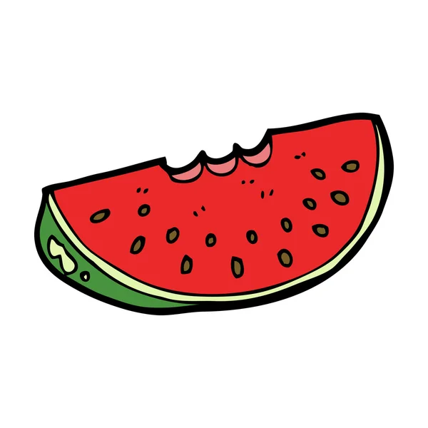 Tegneserie vandmelon – Stock-vektor