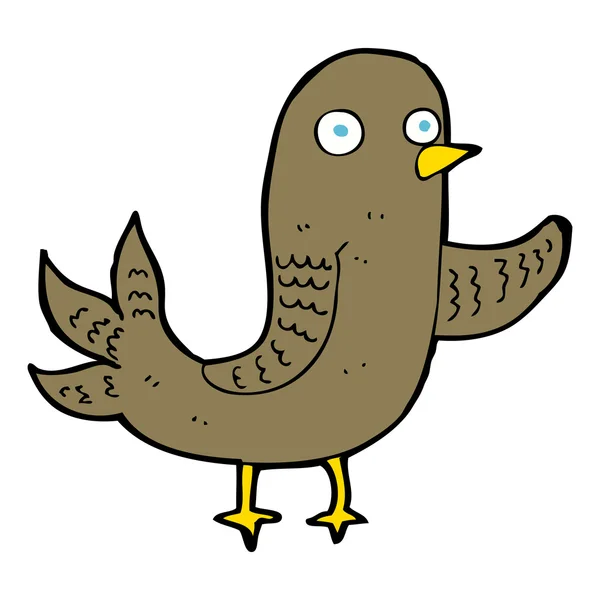 Cartoon vogel — Stockvector