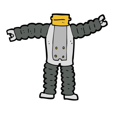 Çizgi film robotu