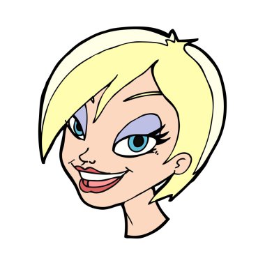 kadın karikatür