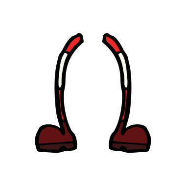 karikatür vücut parçası