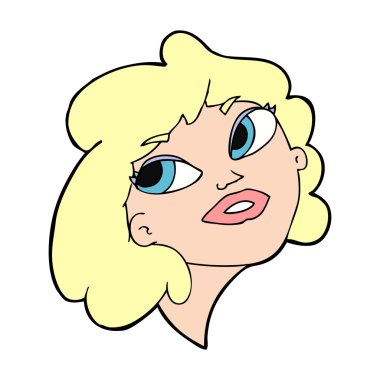 kadın karikatür