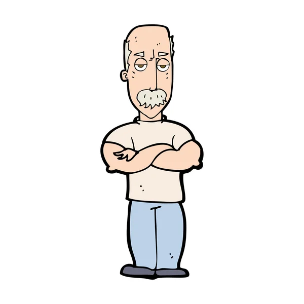 Hombre de dibujos animados — Vector de stock