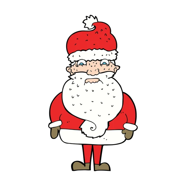 Cartoon-Weihnachtsmann — Stockvektor