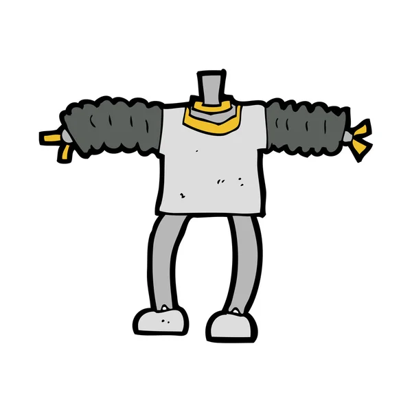 Robot de dibujos animados — Vector de stock