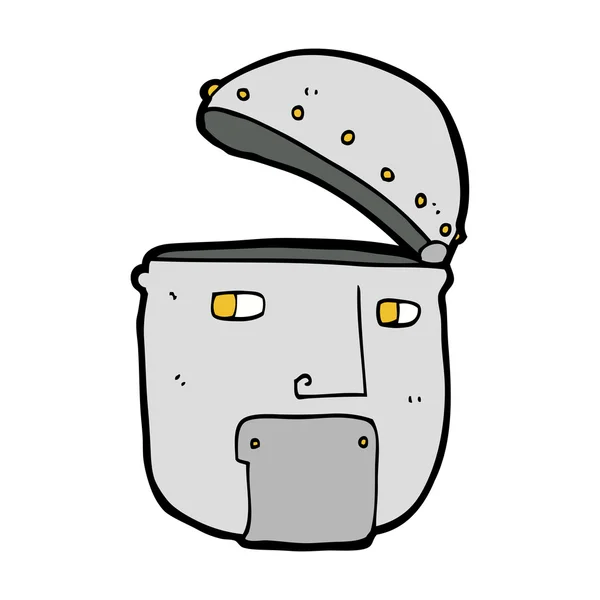 Robot de dibujos animados — Vector de stock