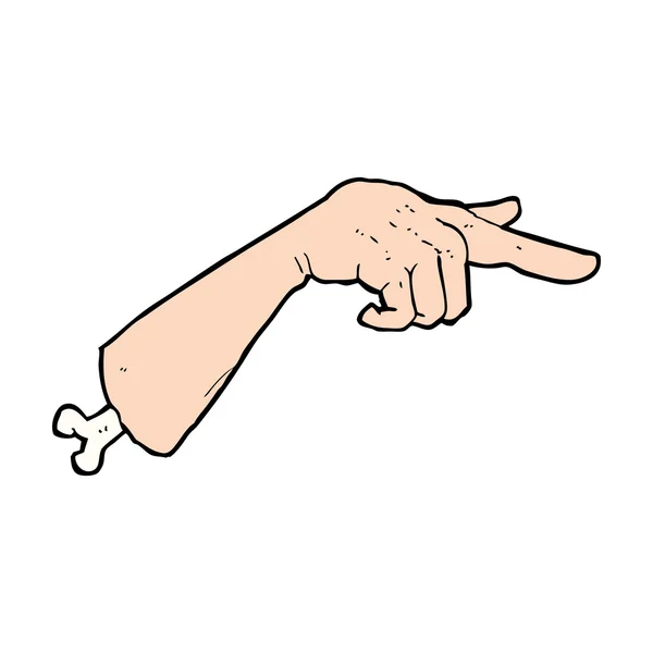 Cartoon hand — Stockvector