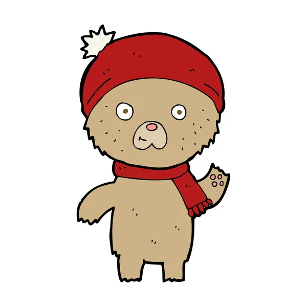 Oso de dibujos animados — Vector de stock