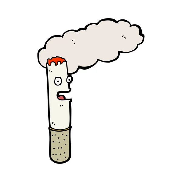 Cigarrillo de dibujos animados — Vector de stock