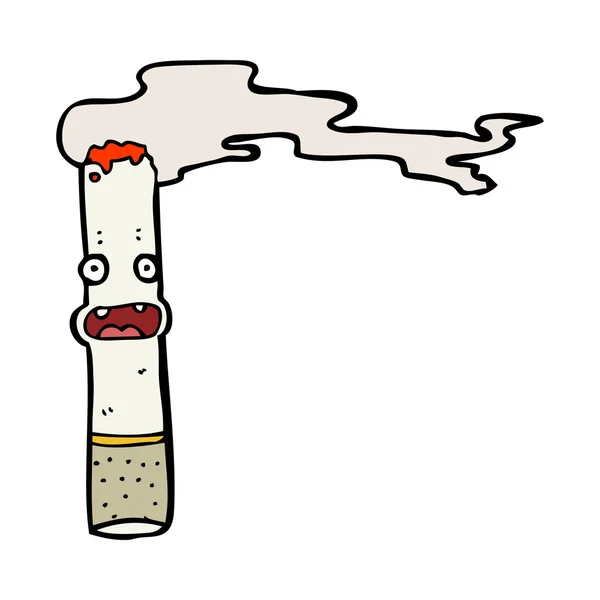 Cigarrillo de dibujos animados — Vector de stock