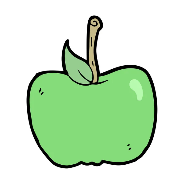 Карикатурное яблоко — стоковый вектор