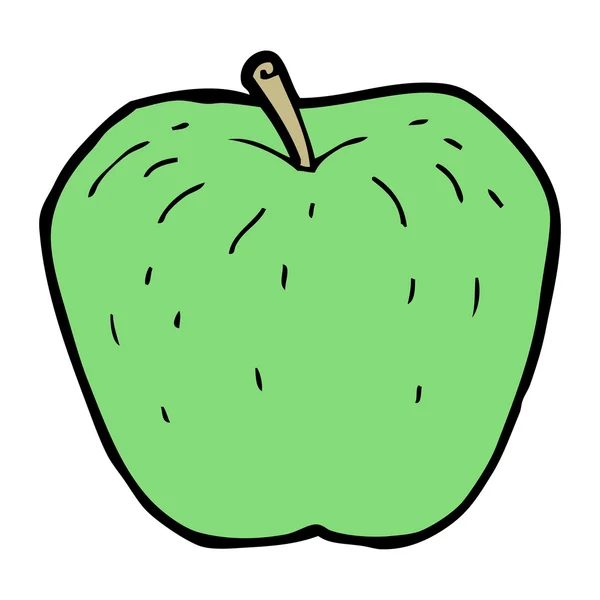 Manzana de dibujos animados — Vector de stock