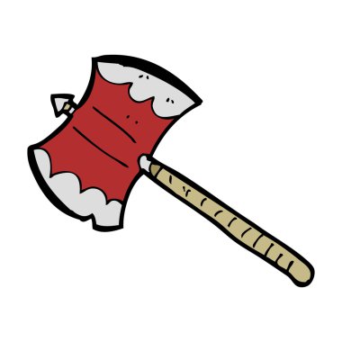 karikatür mutfak eşyaları