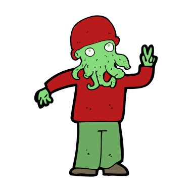 çizgi film canavarı