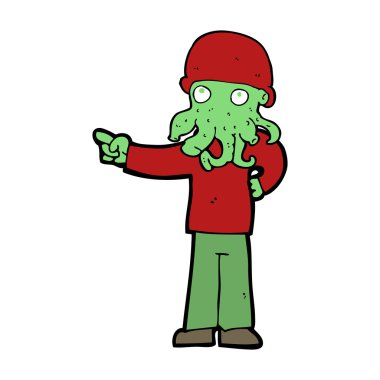 çizgi film canavarı