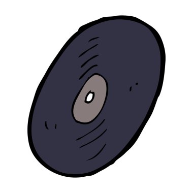 karikatür vinil kaydı