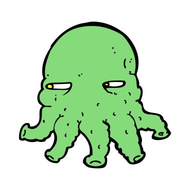 çizgi film canavarı