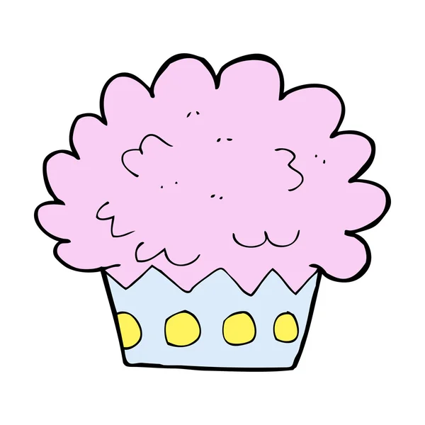 Cupcake de bande dessinée — Image vectorielle