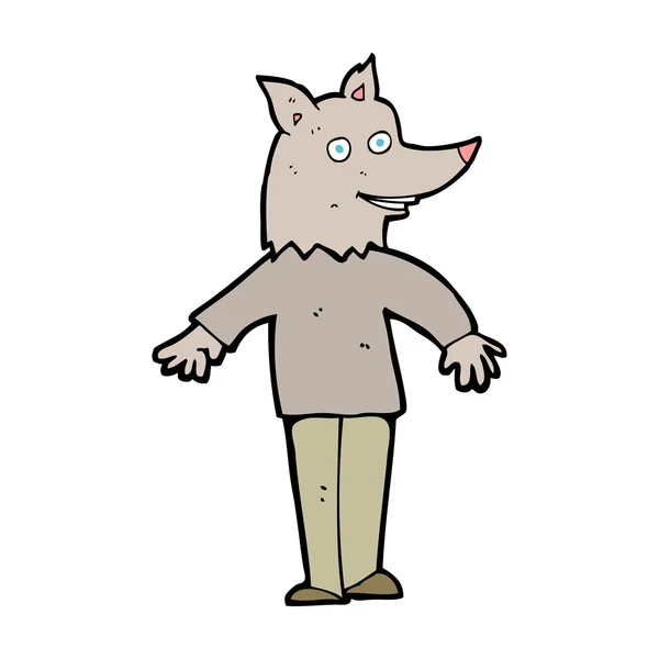 Zeichentrick-Werwolf — Stockvektor