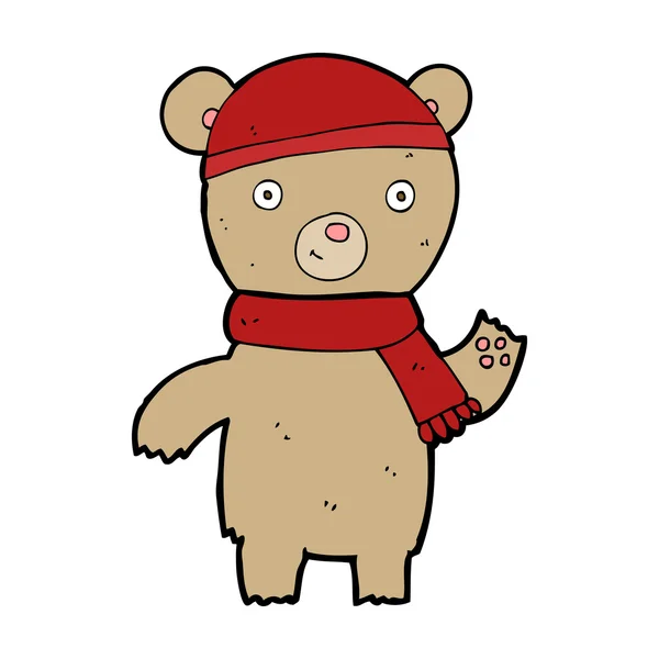 Oso de dibujos animados — Vector de stock