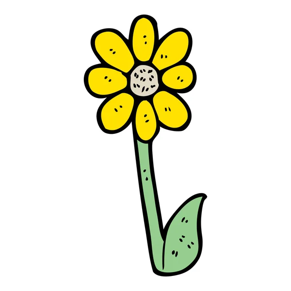 Flor de dibujos animados — Vector de stock