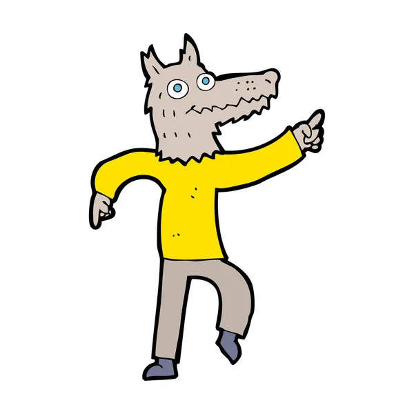 Zeichentrick-Werwolf — Stockvektor
