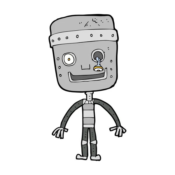 Tecknad robot — Stock vektor