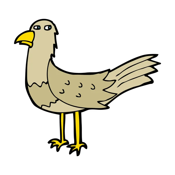 Pájaro de dibujos animados — Vector de stock