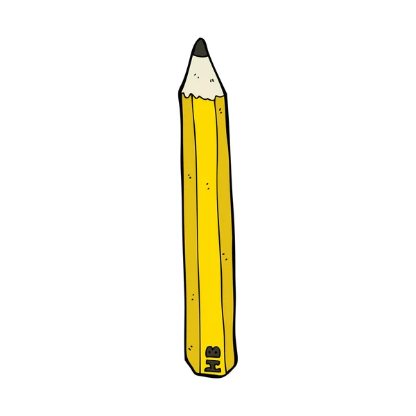 Tecknad blyertspenna — Stock vektor