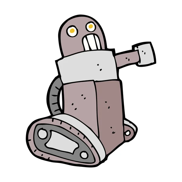 Robot de bande dessinée — Image vectorielle