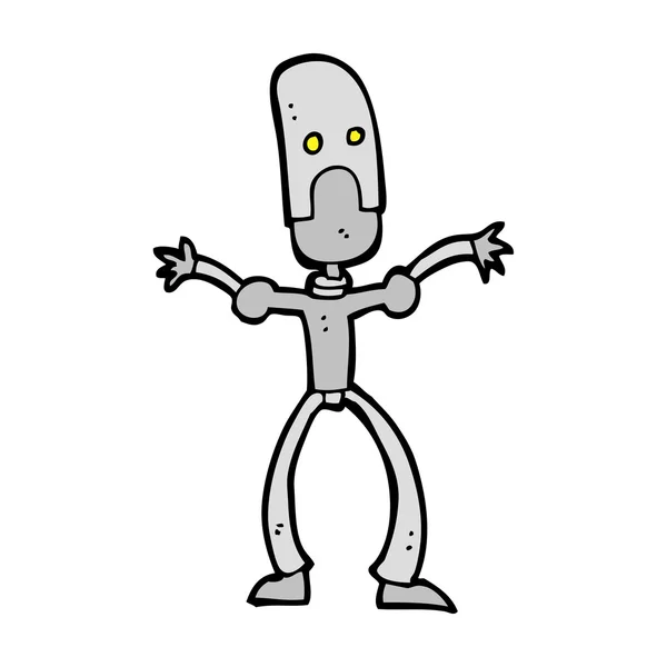 Robot de dibujos animados — Archivo Imágenes Vectoriales