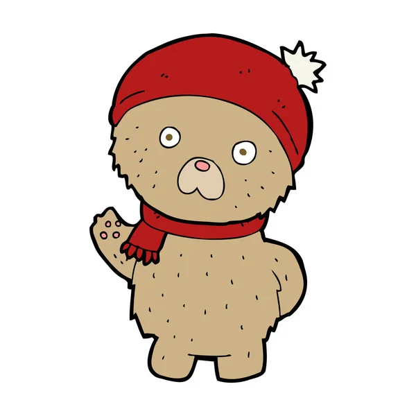 Oso de dibujos animados — Vector de stock