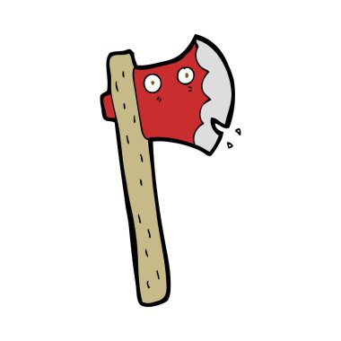 karikatür mutfak eşyaları