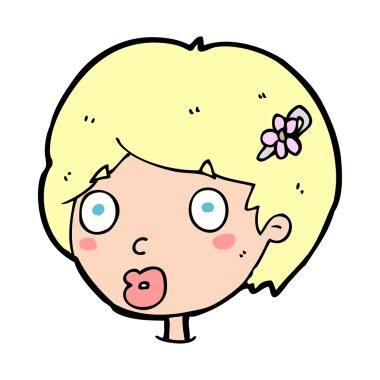 çizgi film kadın baş