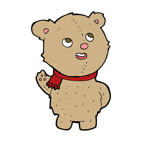 Tegnefilm bjørn – Stock-vektor