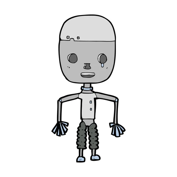Robot cartone animato — Vettoriale Stock