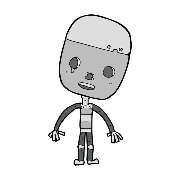만화 로봇 — 스톡 벡터