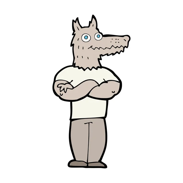 Cartoon weerwolf — Stockvector