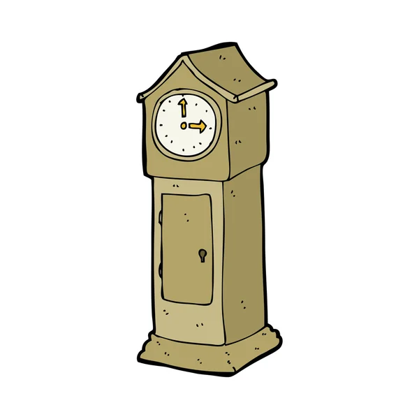 Horloge de dessin animé — Image vectorielle