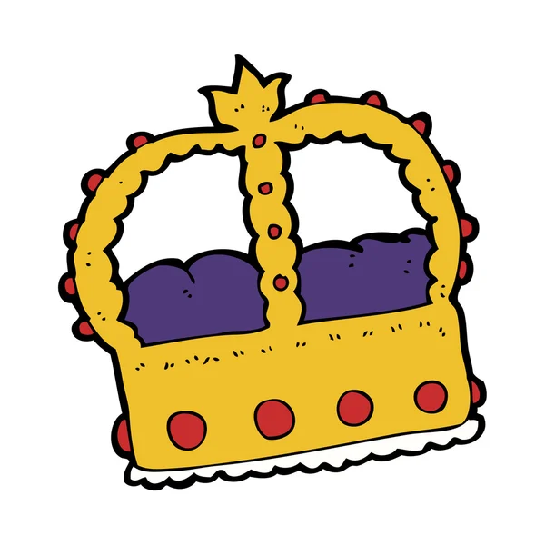 Карикатурная корона — стоковый вектор