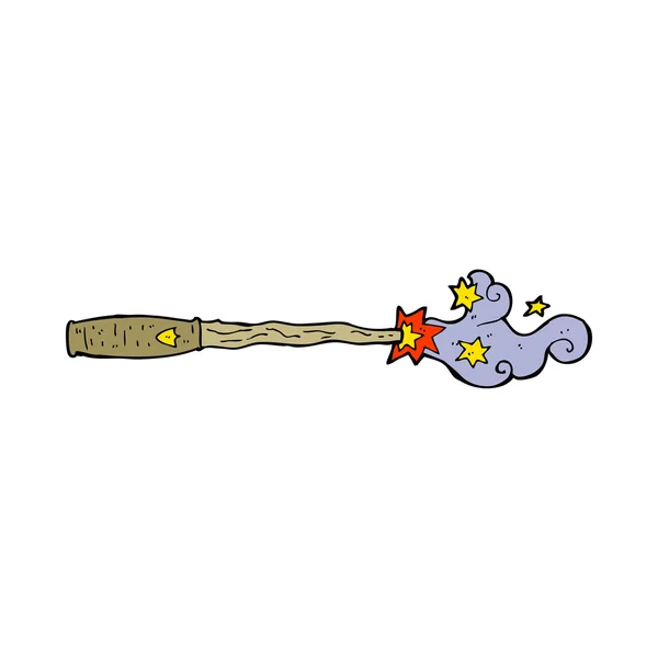 Cartoon magic stick — Stock vektor